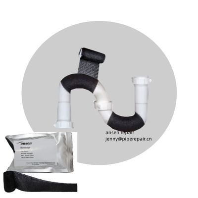 Black Pipe Wrap repair Tape Fiberglass Repair Tape Kit