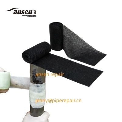Water activated fibreglass pipe repair bandage fiberglass wrap seal tape