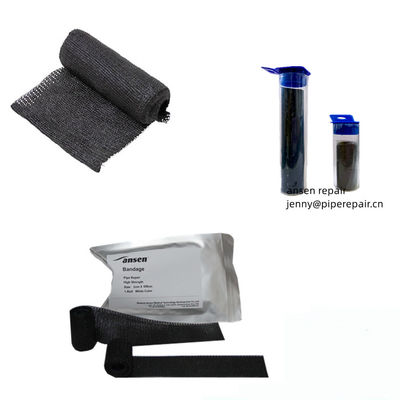 Epoxy-based fiberglass sealing tape water activated armor bandage