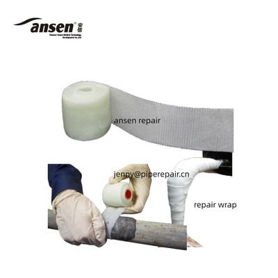 Epoxy-based fiberglass sealing tape water activated armor bandage