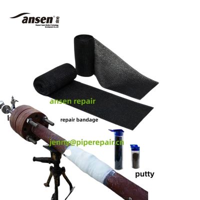 fiber-reinforced plastic using glass fiber safe and quick repair of pipe damages bandage