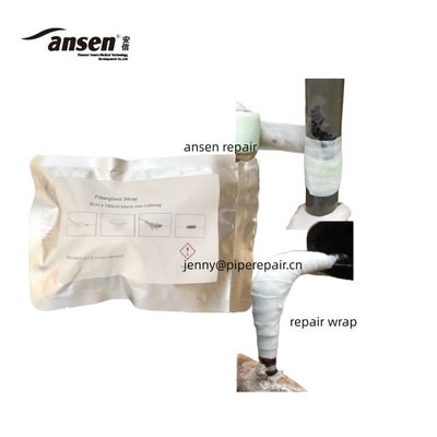epoxy and fiberglass Fiberglass Fix Wrap composite pipe repair material