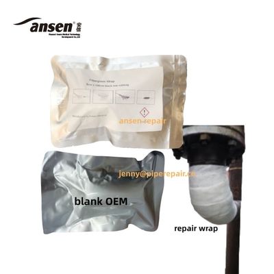 epoxy and fiberglass Fiberglass Fix Wrap composite pipe repair material