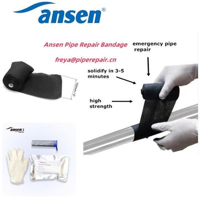 Wholesale Customization  PVC Pipe Repair Fiber Glass fix kit Putty Exposy 100mmx3.6m Pipe Repair Bandage