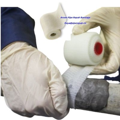 Hot Selling Water-Activated Composite Wrap With Urethane Resin Pipe Repair Tape 123