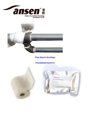 Plumbing Pipe Fixing Adhesive Tape Fiber Tape Water-Activated Polyurethane Resin Pipe Repair Bandage