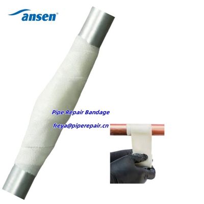 Wholesale Customization Plumbing Material White&Black Woven Fiberglass With Water-Activated Resin Pipe Repair Bandage