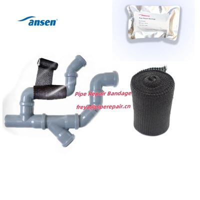 Wholesale Hot Sale Universal Pipe Repair Kit White&Black Urethane Resin Pipe Repair Bandage for Emergency Pipe Repairing