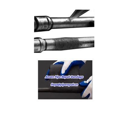 Woven FiberglassPipe Repair Bandage Impregnated with Water-activated Polyurethane Resin and 90mm Expoxy Putty