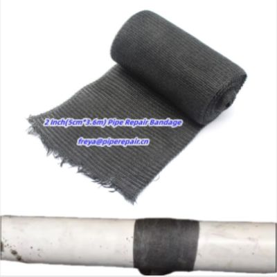Woven FiberglassPipe Repair Bandage Impregnated with Water-activated Polyurethane Resin and 90mm Expoxy Putty