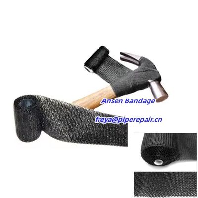 High Pressure Resistant Pipe Leaks Repair Bandage Kits 5cm X 1.5m Fibreglass Pipe Repair Bandage