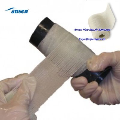 Plumbing Leak Problems Water Activated Polyurethane Resin Pipe Repair Bandage For Fixing Damaged Oil Pipeline