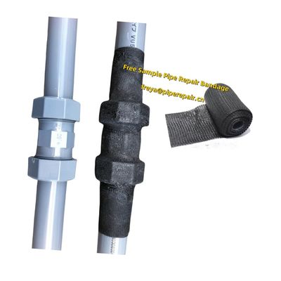 Universal Pipe Repair Kit White&Black Urethane Resin Pipe Repair Bandage For Emergency Pipe Repair System