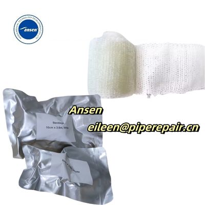 Free Sample Tape Water Activated Pipe Repair bandage Fiberglass Wrap For Damaged Pipe Repair