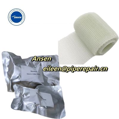 Industrial pipe Repair tape woven fiberglass bandage With Polyurethane-Impregnated For Repairing Pipes