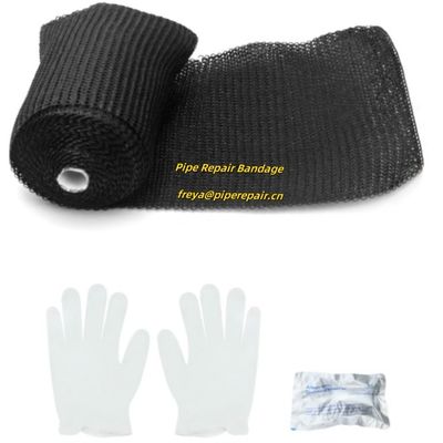 Pressurized Pipe Water-Activated Polyurethane Resin Fiberglass Waterproof  Pipe Repair Bandage