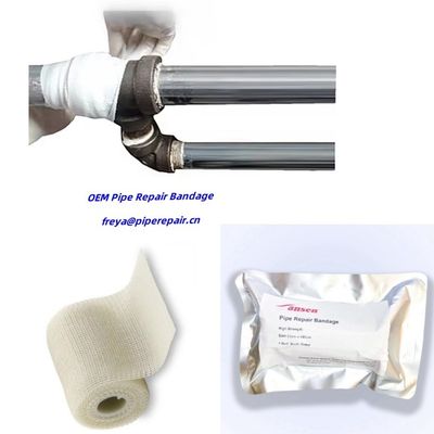 Plumbing Leak Problems Repair Bandage High Temperature Fiberglass Water Activated Composite Pipe Wrap Repair