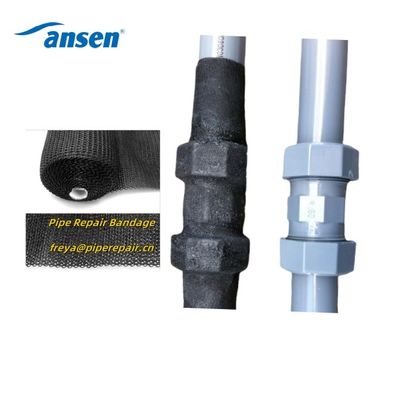 Plumbing Leak Problems Repair Bandage High Temperature Fiberglass Water Activated Composite Pipe Wrap Repair