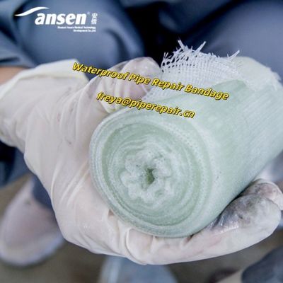 Water-activated Polyurethane Resin Fiberglass Bandage to Repair Broken Water Pipes