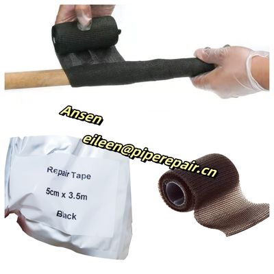 Pipeline Leakage Sealing Repair bandage Fiberglass Wrap Water Activated Fibre Glass Tape