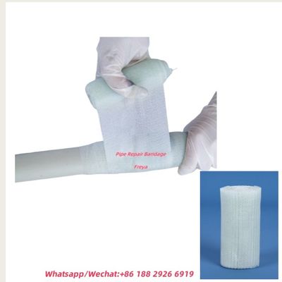 Woven FiberglassPipe Repair Bandage Impregnated with Water-activated Polyurethane Resin and 90mm Expoxy Putty