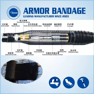 Industrial cable joints Armour Wrap Tape Structural Material Sheath Repair Tape
