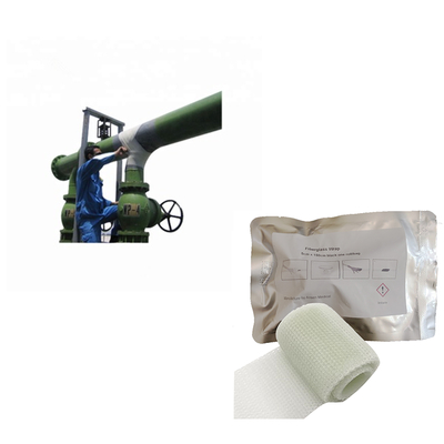 Moisture Cured Steel PVC Pipe Repair Bandage Polyurethane Fiberglass Wrap