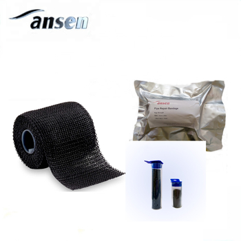 epoxy and fiberglass Fiberglass Fix Wrap composite pipe repair material