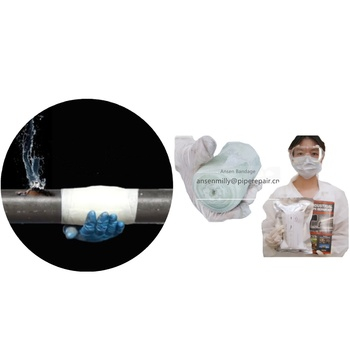 Epoxy-based fiberglass sealing tape water activated armor bandage