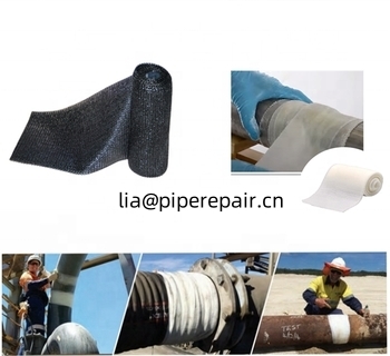 Waterproof pipe wrapping Water activated fibreglass tape