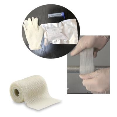 Water activated fibreglass pipe repair bandage fiberglass wrap seal tape