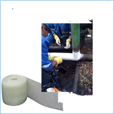 High pressure pipe wrap seal fiberglass repair bandage