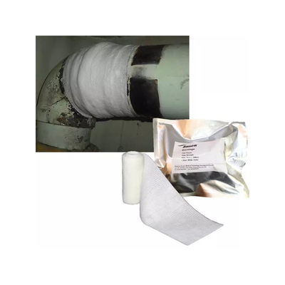 Moisture cured polyurethane coating Water fiberglass pipe repair bandage