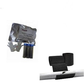 fiberglass leak sealing water activated pipe repair wrap kit