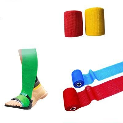 clinic hospital use polyester fiberglass bandage Medical casting tape in size 3inch, 4inch , 5inch and 6inch