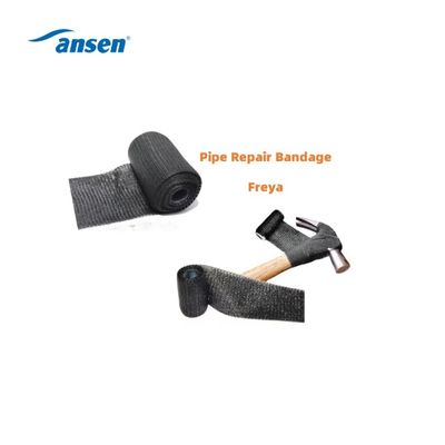Plumbing Materials Urethane Impregnated Fiberglass Tape Pipe Repair Bandage for Online Pipe Sealing Repair