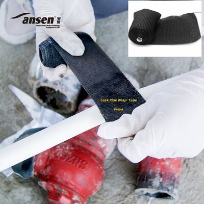 Water-activated Fiberglass Wrap Tape Impregnated with Resin Quickly Hardens to Repair Leaks and Damage in Pipes