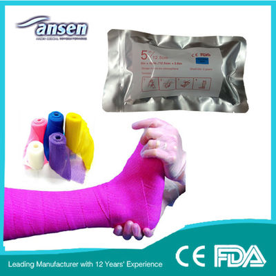 50mm 12ft Polyester cast tape water activity polyester cast bandage fiberglass cast bandage