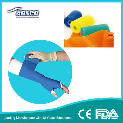 6inch 12Ft Fiberglass casting tape Wrap Cohesive Elastic Nonwoven Bandage orthopedic plaster cast bandage
