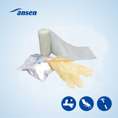 Water Activated Pipe Repair Wrap Fiberglass Moisture Activated Rapid Curing Seal Tape