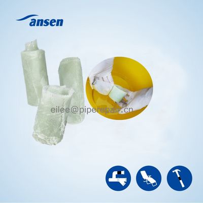 Water Activated Pipe Repair Wrap Fiberglass Moisture Activated Rapid Curing Seal Tape