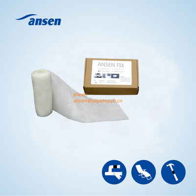 Black Fiberglass Pipe Repair Wrap Bandage