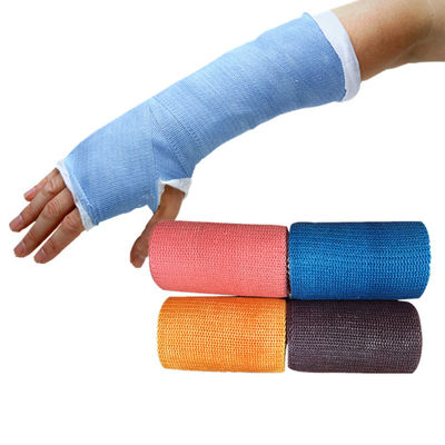 Waterproof Damp Proof bone fracture orthopedic Fiberglass Adhesive cast Bandage for Arms