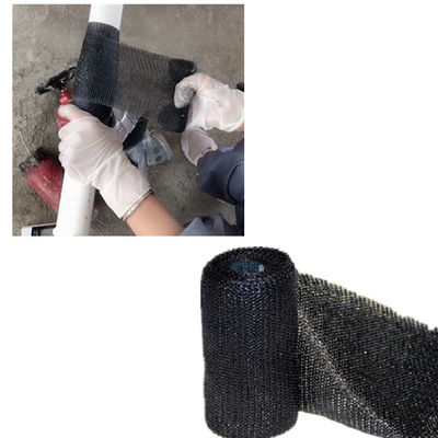 Cracked Plumbing repair bandage water activated fiberglass casting wrap
