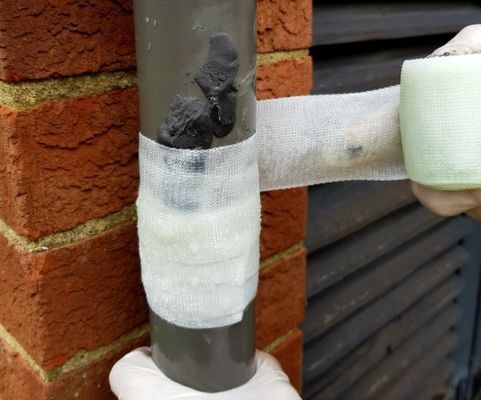 Water Activated Fiberglass Pipe Fix Bandage