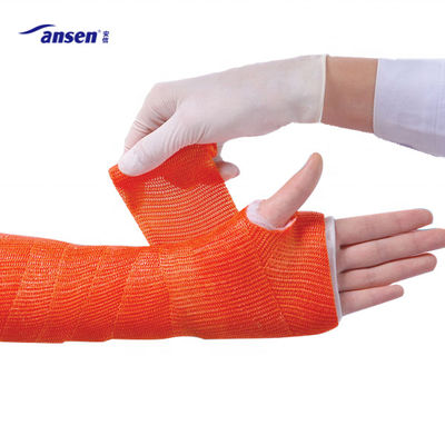 Colored Waterproof Fabric Coated Fiberglass Cloth Orthopedic Casting Tape Surgical Medical Bandage