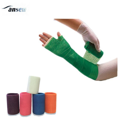 Colored Waterproof Fabric Coated Fiberglass Cloth Orthopedic Casting Tape Surgical Medical Bandage