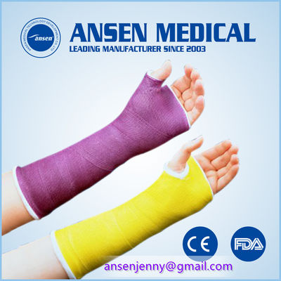 Factory Manufacture Mdical Orthopedic Synthetic Fiberglass Casting Tape for fracture