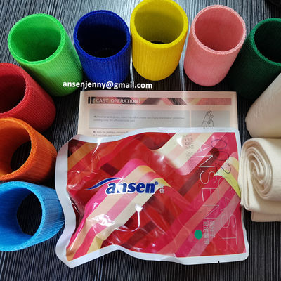 Orthopedic Medical Consumables Supplies colors Water Activated fiberglass casting tape