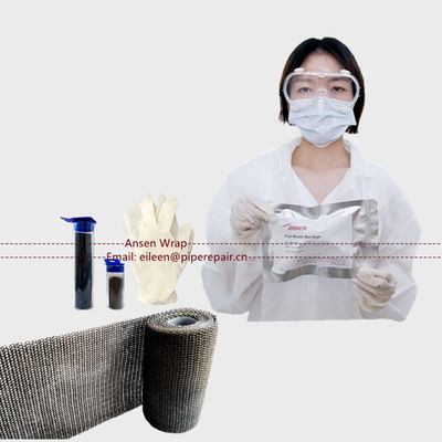 Black Curing oil industrial pipe repair Quick Wrap Water Activated Fiberglass Fix Repair Wrap Tape